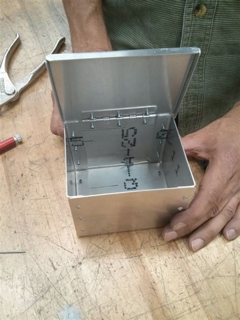 5 sided sheet metal box|diy sheet metal box.